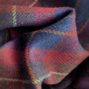 Harris Tweed Sakko ''London'' In Berry Check