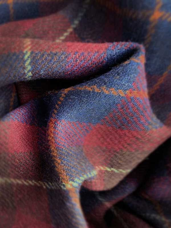 Harris Tweed Sakko ''London'' In Berry Check