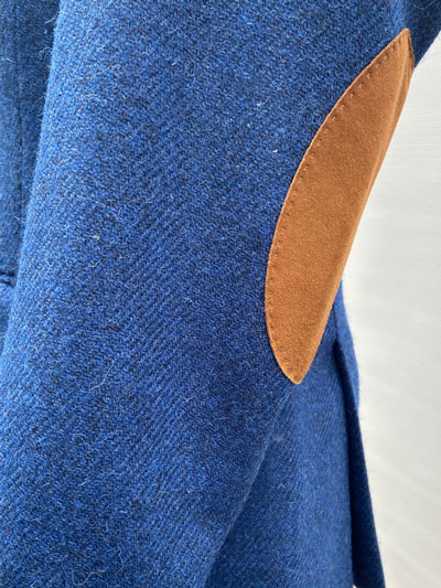 Harris Tweed Sakko ''London'' In Blue Twill