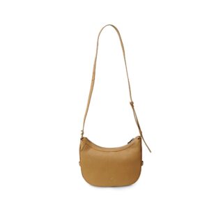 Harris-Tweed-Schultertasche, Modell Ellon, Islander, Beige Hahnentrittmuster