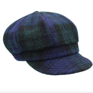 Harris Tweed Damenmütze Black Watch