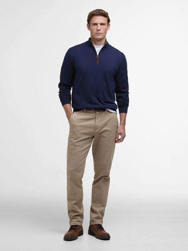 Barbour Pullover Bayfield Half-Zip Navy