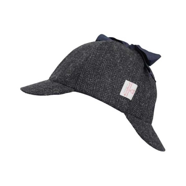 Harris Tweed Deerstalker Hut Watson Gunmetal Grau