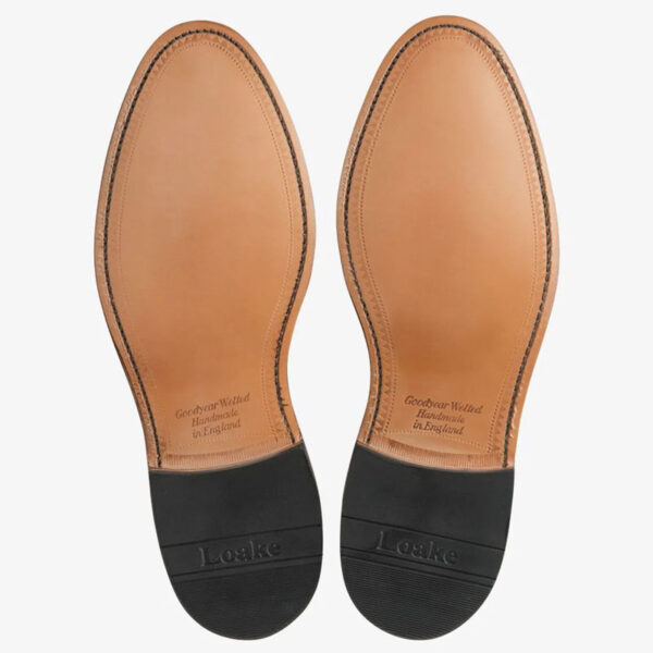 Imperial Choc Brown Suede Saddle Loafer College F fit leather sole