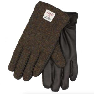 Harris Tweed Handschuhe, Braun