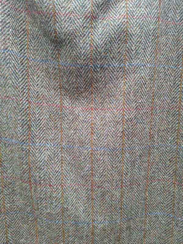 Bleistiftrock Aus Harris Tweed In Light Green