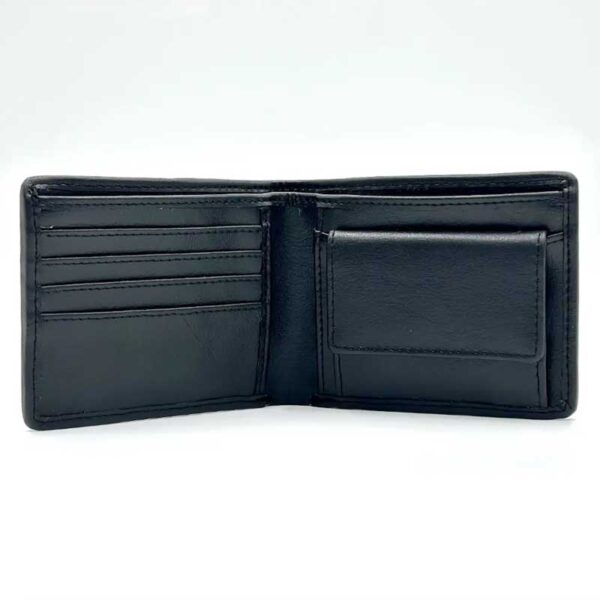 Harris Tweed Bifold Münzgeldbörse in Blau