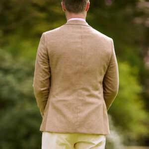 Wellington Sommer Sakko Aus Seide Beige