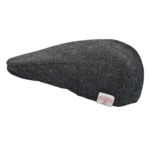 Flat Cap Harris Tweed Oakmoor Gun Metal