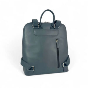 Harris Tweed Rucksack in Türkis-Fischgrätmuster