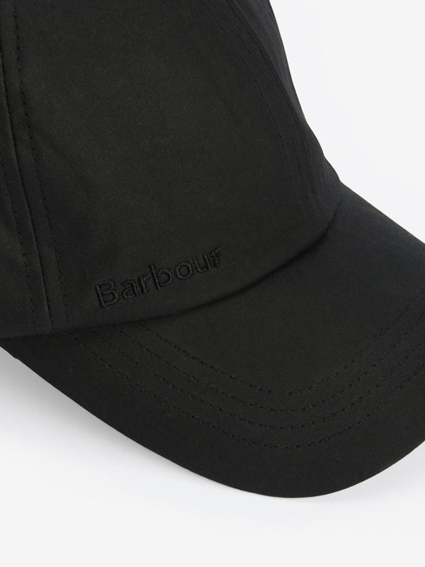 Barbour Sport Cap Wax Black