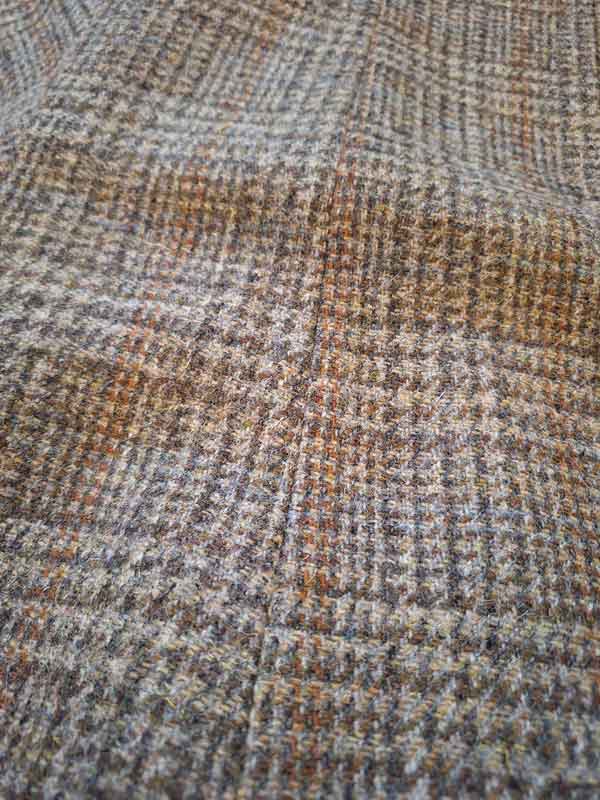 Harris Tweed Hose Mr Miller Greystone Overcheck