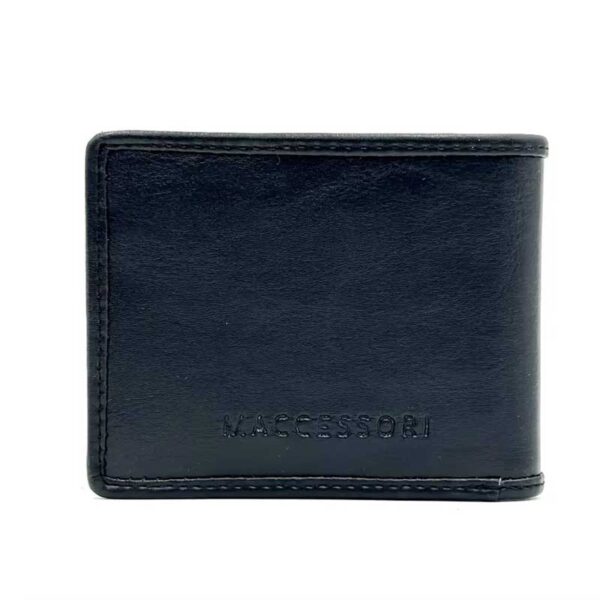 Harris Tweed Bifold Münzgeldbörse in Blau-kariert