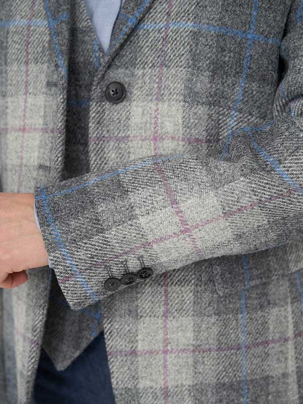 Harris Tweed Damenjacke Ladiesclub im Queen-Karo-Muster