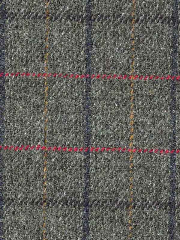 Harris Tweed Weste ''Wales'' In Anthra Check