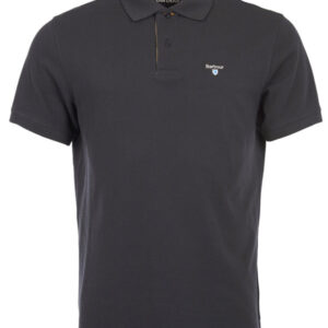Barbour Poloshirt Tartan Pique Navy Dress