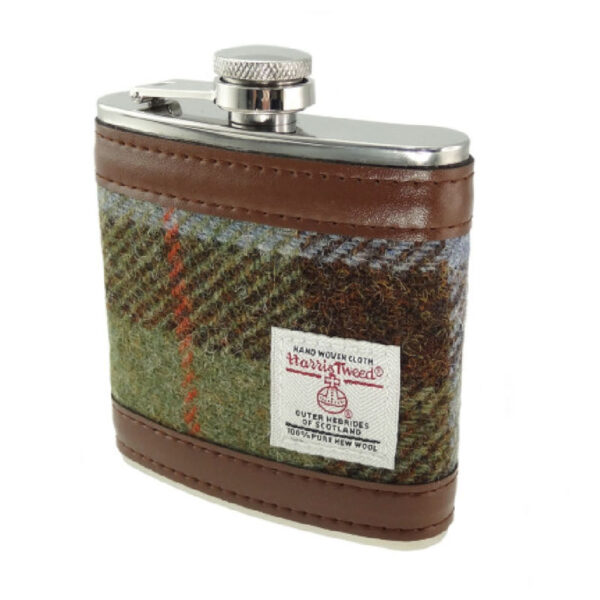 Harris Tweed Flachmann, 170 ml, Macleod Tartan