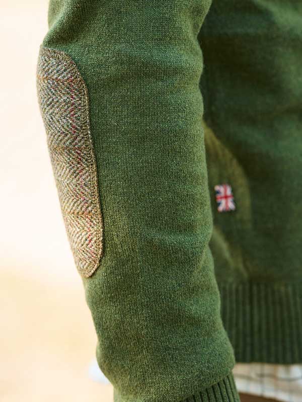 Merino-Pullover ''Jack'' In Dill