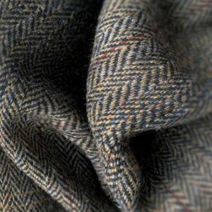 Harris Tweed Sakko ''London'' In Highland Green Herringbone