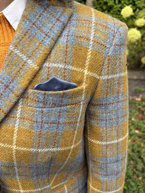 Harris Tweed Damen Sakko Ocre Check