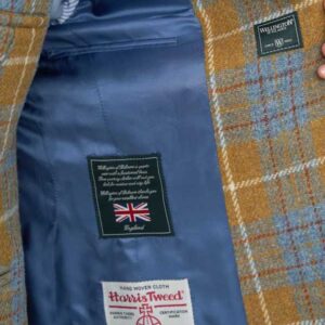Harris Tweed Damen Sakko Ocre Check