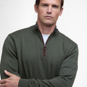 Barbour Pullover Bayfield Half-Zip Olive