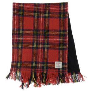 Harris Tweed Schal In Royal Stewart Tartan