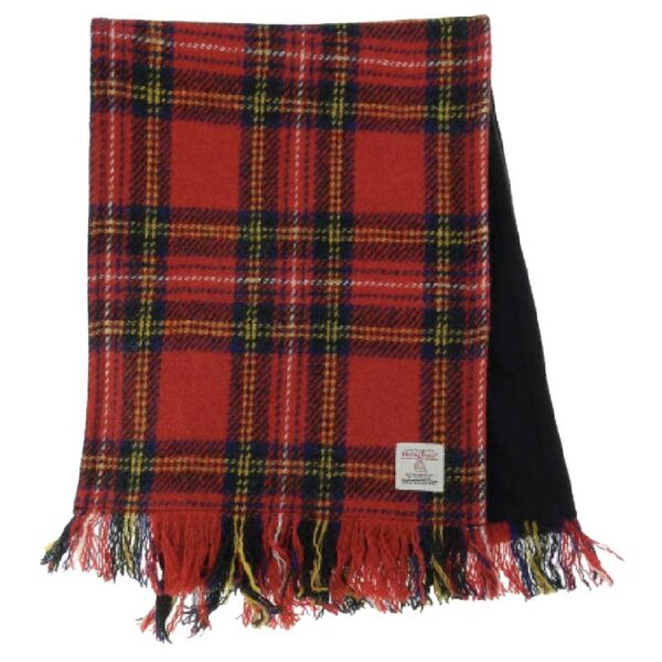 Harris Tweed Schal In Royal Stewart Tartan