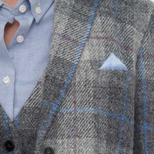 Harris Tweed Damenjacke Ladiesclub im Queen-Karo-Muster