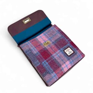 Harris Tweed Satchel Bag in Pastellrosa