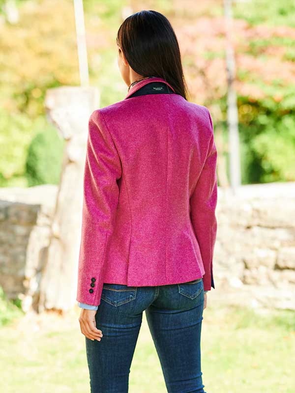 Harris Tweed Blazer ''Ladiesclub'' In Pink