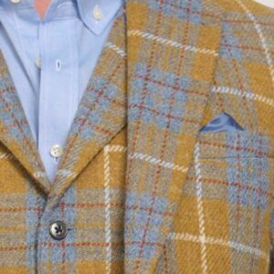 Harris Tweed Sakko ''London'' Im Amber Check