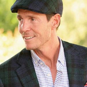 Harris Tweed Mütze "Henry Cap" In Black Watch