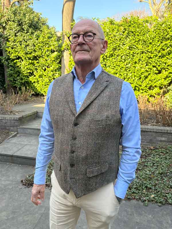 Harris Tweed Weste ''Wales'' In King Of Tweed