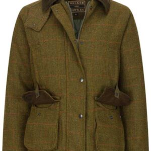 Derby Tweed Hazelwood Damen-Schießjacke Dunkelgrün