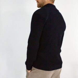 Peregrine,Foxton Zip Neck, Navy