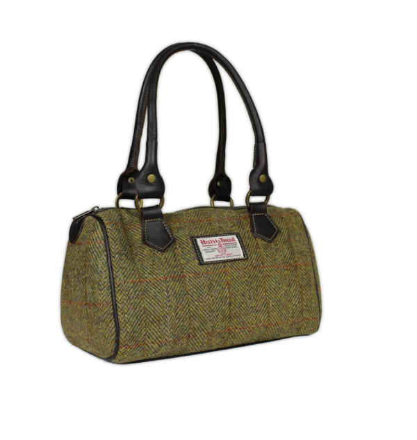 Bucktrout Barrel Bag Mustard Check