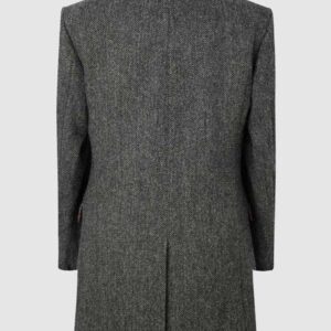 Harris Tweed Murdo Coat - Charcoal
