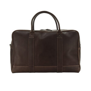 Harris Tweed Lederen Reisetasch, Finsbay Holdall