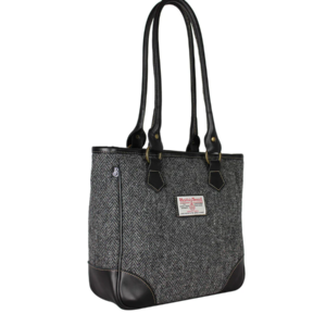 Bucktrout Shire Long Handled Bag Charcoal Herringbone