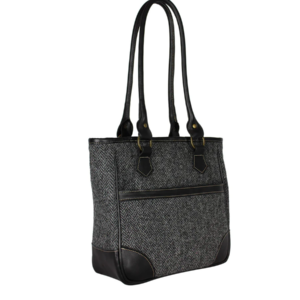 Bucktrout Shire Long Handled Bag Charcoal Herringbone