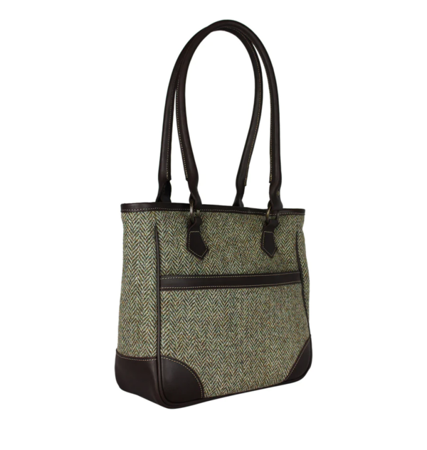 Bucktrout Shire Long Handled Bag Lovat Herringbone