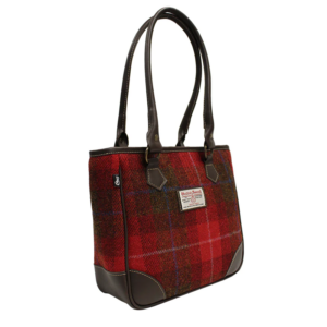 Bucktrout Shire Long Handled Bag Red Check