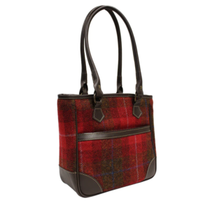 Bucktrout Shire Long Handled Bag Red Check