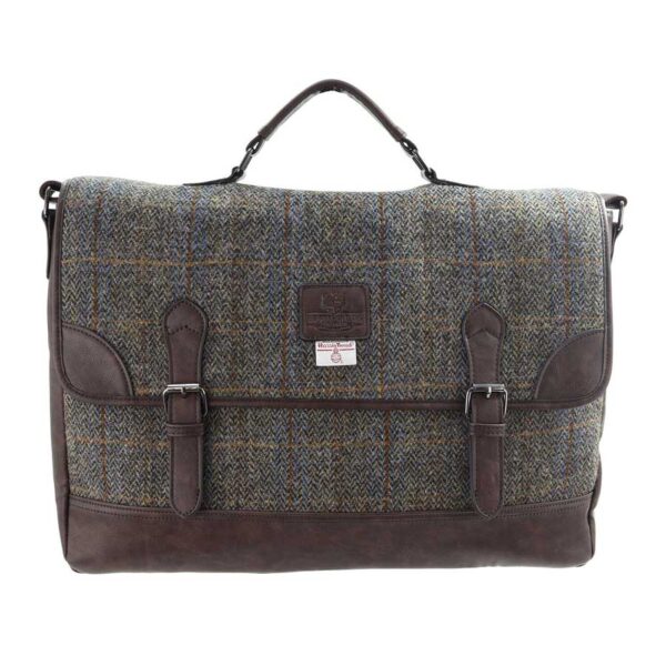 Harris Tweed Tas, The Carloway PU Briefcase