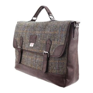 Harris Tweed Tas, The Carloway PU Briefcase