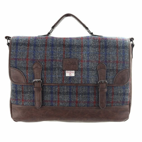 Harris Tweed Tas, The Finsbay PU Briefcase