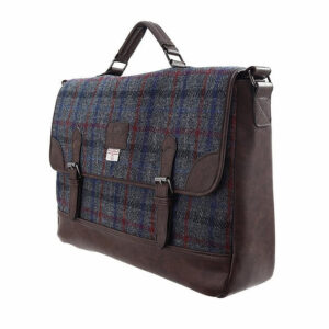 Harris Tweed Tas, The Finsbay PU Briefcase
