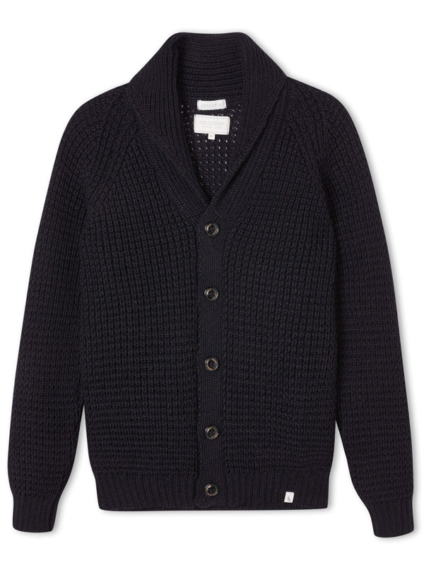 Peregrine,Waffle Shawl Cardigan