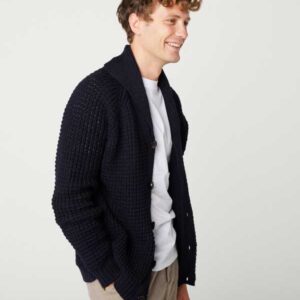 Peregrine,Waffle Shawl Cardigan